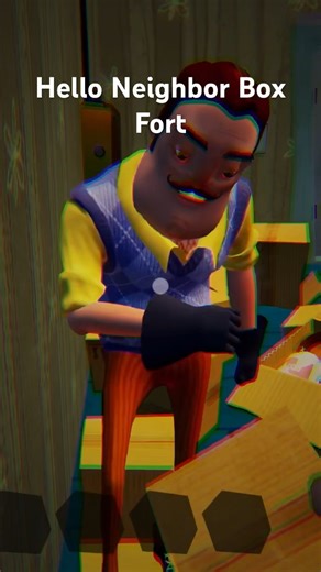 Hello neighbor Box fort on iOS #helloneighbor #helloneighbour #helloguest #mobilegame #mobilegaming