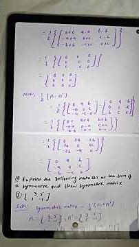 ex3.3 12th Q6-Q12 solved Matrices chapter3 ncert Maths