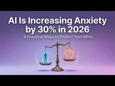 AI Anxiety & Tech Overload 2026: How to Use AI Without Losing Your Mental Health