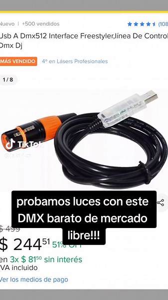Llegué a programar las luces DMX correctamente 😌🙏