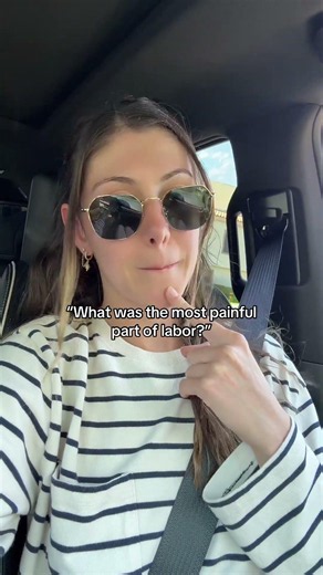 Two unmedicated births and this was truly the worst part 😂 #motherhood #momhumor #momlife
