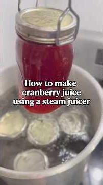 How to make cranberry juice using a steam juicer. #cranberryjuice #steamjuicer #cranberries #canning