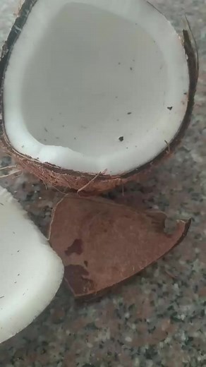 Cómo pelar un coco en 3 minutos? Fácil, retira el agua y mételo al microondas 3 minutos. Sácalo con cuidado porque está caliente. Ábrelo de un golpe y con un cuchillo sale facilito 👌😋 #coco | Las delicias de Alicia