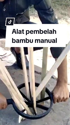 Alat Pembelah Bambu Manual untuk Kebutuhan Sehari-hari