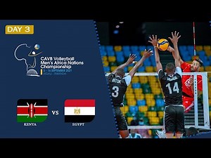 EGYPT VS KENYA CAVB Volleyball Men's Africa Nations Championship DAY 2 - | 08.09.2021