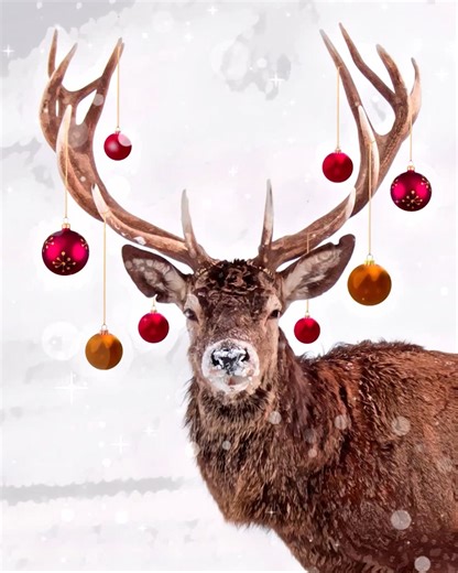 Wishing you a decked out holiday. Get access to thousands of free Adobe Stock images in Photoshop Elements 2024, apply an Artistic Effect, and add Moving Overlays like sparkles or snow. | Adobe Photoshop Elements & Premiere Elements