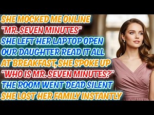 Wife Called Me "Mr. 7 Minutes" On A Secret Forum — She Froze When Our Daughter Quoted It