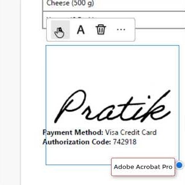 Adding Signature to PDF Using Adobe Acrobat Pro
