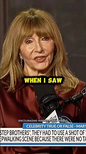 Mary Steenburgen tells a funny Step Brothers Story #shorts #funny