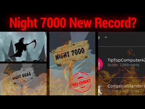 NIGHT 7000 !!! New Record? | Stick War Legacy Endless Dead Night 7000