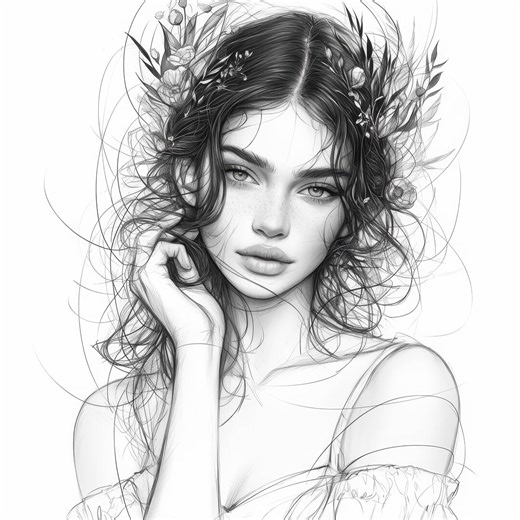 13 Abstract Woman Portrait Clipart Bundle, Printable Watercolor Woman Face Clipart, High Quality JPG, Paper Craft, Digital Download, Journal - Etsy New Zealand