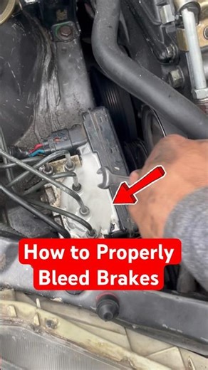 How to Bleed Air After ABS Replacement | Proper Brake Bleeding Method 🔧