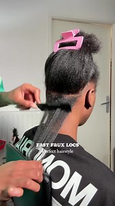 3.3K views · 17 reactions | Fast faux locks #hairtutorial #followers #hairstyles @followers I don't have copy right to this music | Hair Tutorials | Facebook