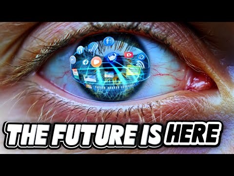 AR Contact Lenses That Display the Internet