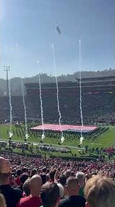 National Anthem & B-2 Bomber Flyover at 2025 Rose Bowl