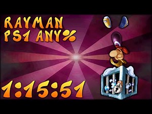 Rayman 1 PS1 100% speedrun 1:15:51