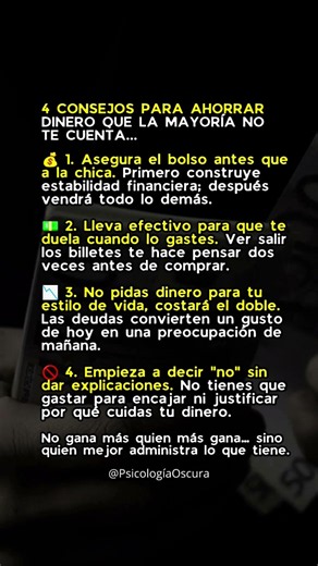 4 consejos para ahorrar dinero que la mayoría no te cuenta 💰