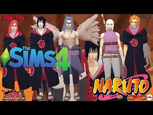 NARUTO PACK THE SIMS 4 THE AKATSUKI ALL TEAM TAKA PACK ALL CHARACTER NARUTO SHIPPUDEN MODS DOWNLOAD