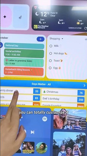 Customizable Dashboards for a Smarter Home – Apolosign Dual-Mode Digital Calendar