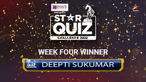 Many congratulations to our winner! If you want to be on top of the leaderboard, then participate in the #StarQuizChallenge today! Click on www.starquizchallenge.com and register! Contest open only to GCC residents of 18 years or older. T&C apply. BYJU'S Tahweel Al Rajhi تحويل الراجحي Dabur Herbal Igloo Ice Cream ME Click here bit.ly/2IROEeq, to follow us for more updates. | StarPlus