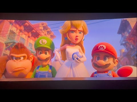 The Super Mario Bros. Movie (2023) Bowser Eats Mini Mushroom