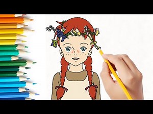 تعلم رسم شما (آن) في البراري الخضراء خطوة بخطوة | How to draw Anne Shirley (akage no anne)