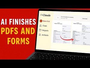 AI Can Edit and Fill Out Your PDFs For You: Legal, Tax, Insurance Forms—Automated Using Claude