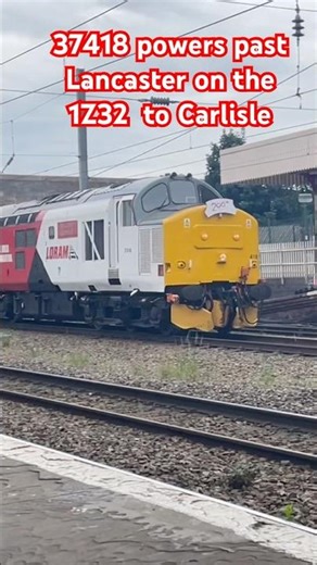Class 37 Thrash - 37418 KFC Bucket at Speed #train #class37