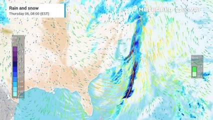 Storm System Brings Heavy Rain and Snow from Thursday to Saturday Across the Eastern U.S.