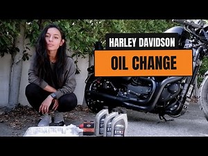 Harley Davidson Sportster Iron 883 Oil Change