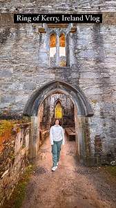 Ring of Kerry, Ireland Road Trip Starts and ends in Killarney (you could also stay along the route, there are a lot of options) ✅ Muckross Abbey (Jaunting Car Tour) ✅ Ladies Viewpoint ✅ Torc Waterfall ✅ Sneem Town ✅ Staigue Fort ✅ Derrynanes Beach ✅ Kerry Cliffs ✅ Kells Rope Bridge (We didn’t get to all these stops but it was on our list) This is just the first day in Ireland and oh my lord has it exceeded all expectations so far. I absolutely LOVE how friendly and awesome most Irish people are!