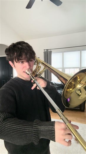 A cool little thing I borrowed #basstrombone #trombone #instrument #brass #orchestra #band #music