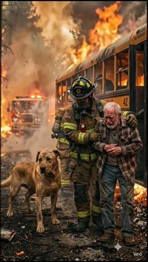 🔥 Hero Dog Saves Trapped Children From Wildfire 🐕❤️ | Emotional Survival Story #dogrescue