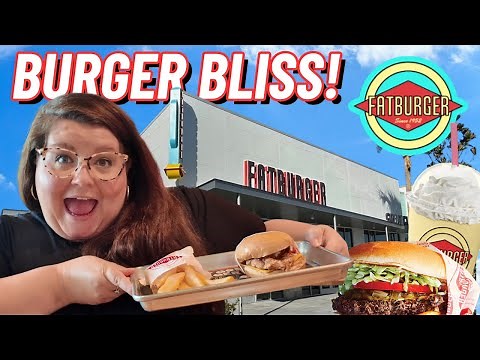 Our FIRST TIME trying FATBURGER: Honest Review🍔🍟
