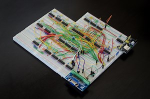 Spit Out VGA With Non-Programmable Logic Chips