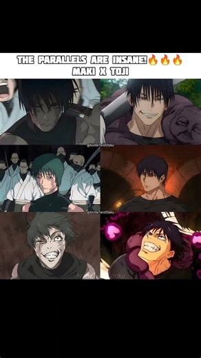 Maki × Toji - The Parallels Are INSANE 😮‍🔥 | JJK #shorts