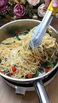 Tomato, Basil and Angel Hair Pasta