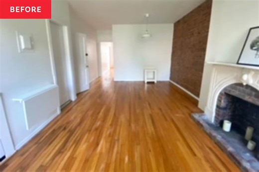 This Living Room Makeover Uses the Dreamiest Shade of Green