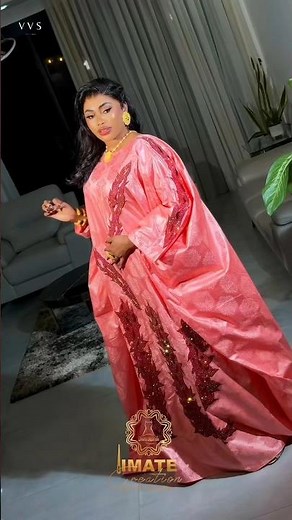 Admire this Bazin boubou, a true ode to Senegalese tradition and craftsmanship #womensfashion