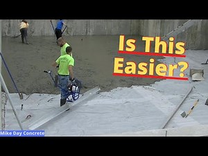 How To Use A Power Screed to Screed Concrete Floors