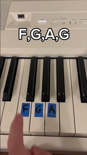How to play Interstellar on the piano #piano #pianotutorial #easy