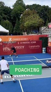 3.4K views · 404 reactions | Poaching Use movement and positioning to apply pressure - even if you don’t fully commit to the poach. Sometimes just the threat is enough to throw off your opponents timing. #pickleball #pickleballtips #pickleballstrategy | Pickleball Pundits | Facebook