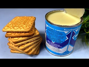 Готовлю ДЕСЯТЬ МИНУТ, съедают за ТРИ! Просто возьмите СГУЩЕНКУ И ПЕЧЕНЬЕ! Вкусно и дешево!