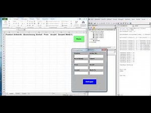 12ES_Fortlaufende Nummer in Excel Datenbank erstellen. Excel VBA Programmierung.
