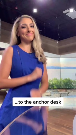 Got caught at the end 👀 #newsanchor #newsreporter #tvnews #reportinglive #newstok #anchorlife