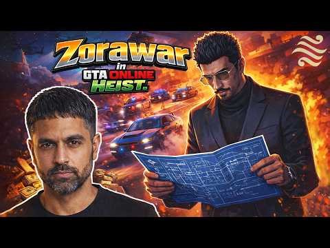 ZORAWAR in The Biggest GTA Heist, One Mistake and It's All Over! + IPL Madness RCB vs RR #thefarmer