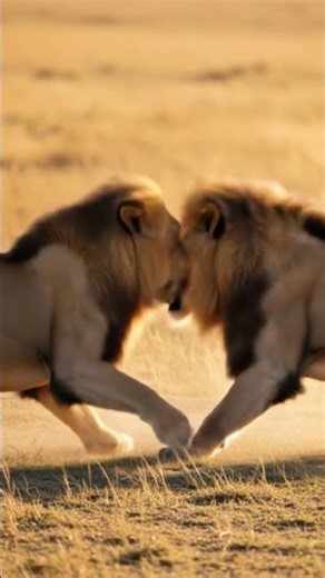 Lion fight #DreamScreenAI