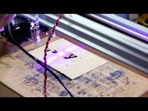 An Endurance 10 watt (10000 mW) laser on Eleksmaker DIY engraving machine (30*40 cm)