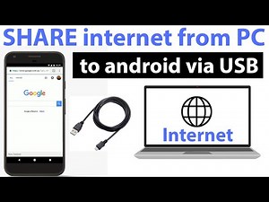 Tricks| Jinsi ya kutumia INTERNET ya COMPUTER kwenye SIMU kwa USB