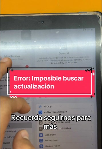 Cómo resolver el problema de actualización del iPad